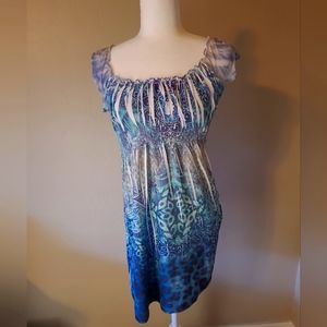 Womens Night Gown Utility sleep size xl extra large leopard print sd nwot